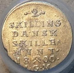 2 skilling 1800  Norge
