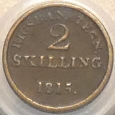 2 skilling 1815