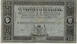 10 Vestindiske Dalere 1849   (1900)