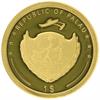 Palau. 1 $  2009. Miniature guldmønt.