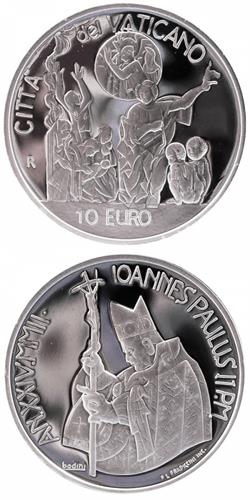 Vatikanet. 10 € 2002.  World Peace Day